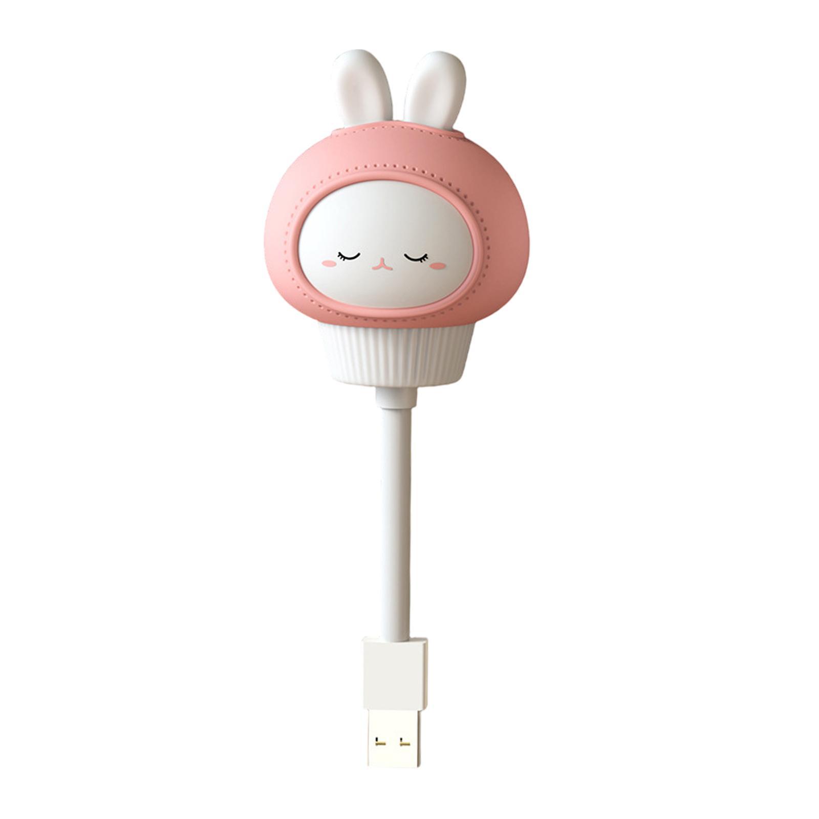 Cartoon LED USB Night Light with Remote for Mom Bedroom