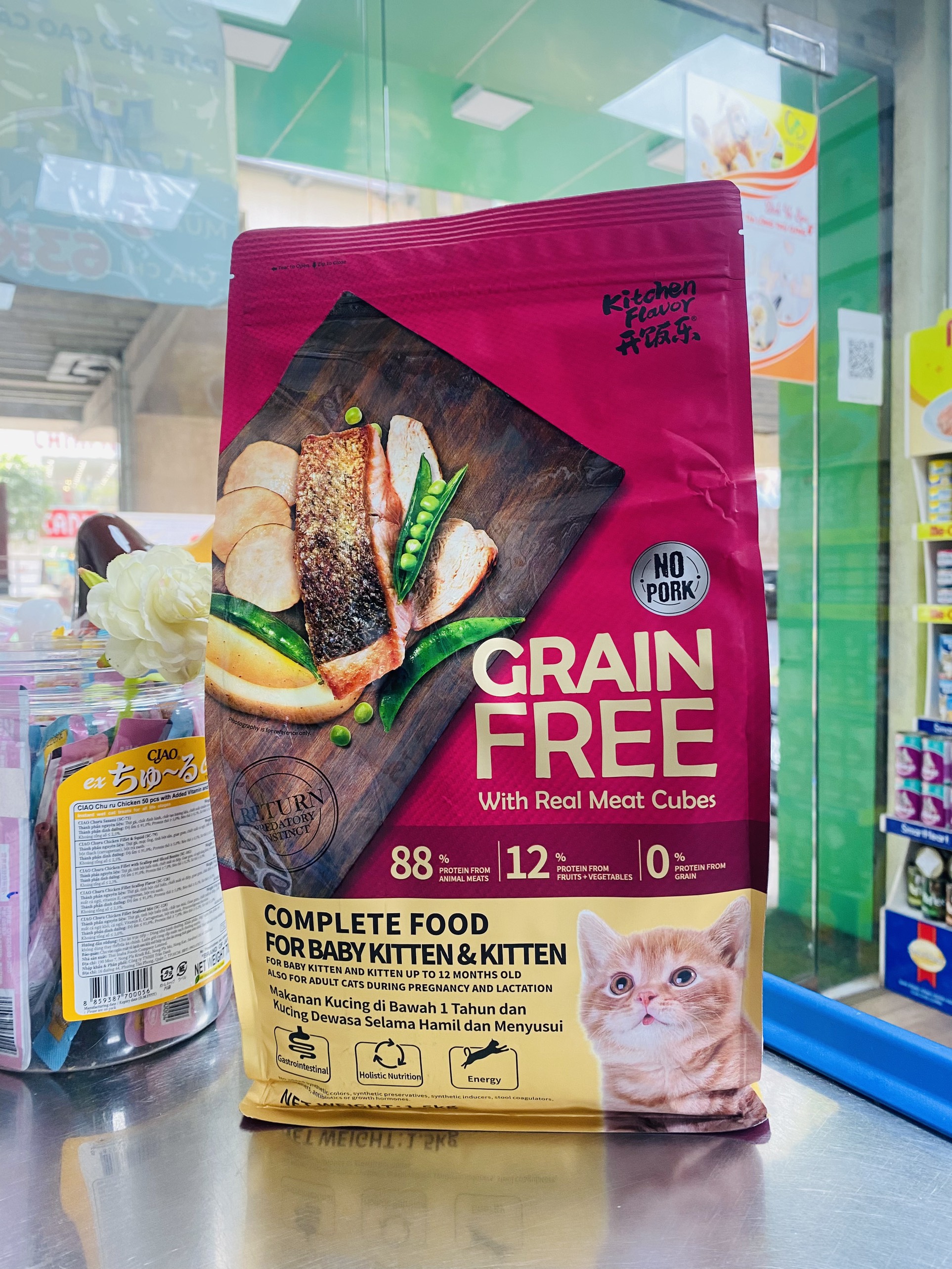 Hạt khô Grain Free cho mèo