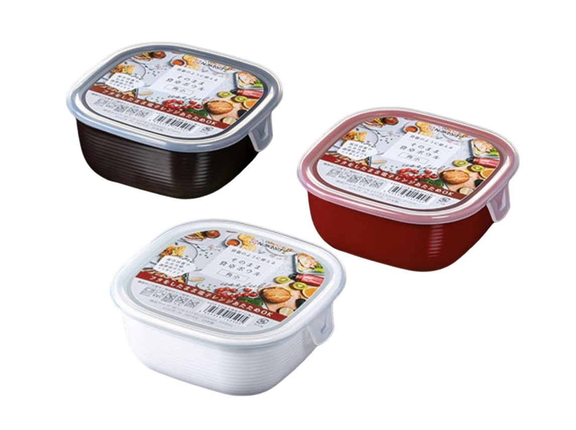Hộp nhựa dùng trong lò vi sóng Nakaya 410ml - Hàng Nội Địa Nhật Bản