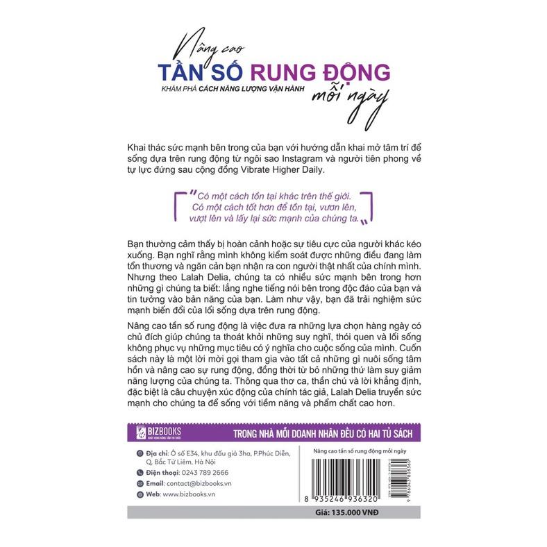 Sách - Nâng cao tần số rung động mỗi ngày: Khám phá cách năng lượng vận hành (MC)