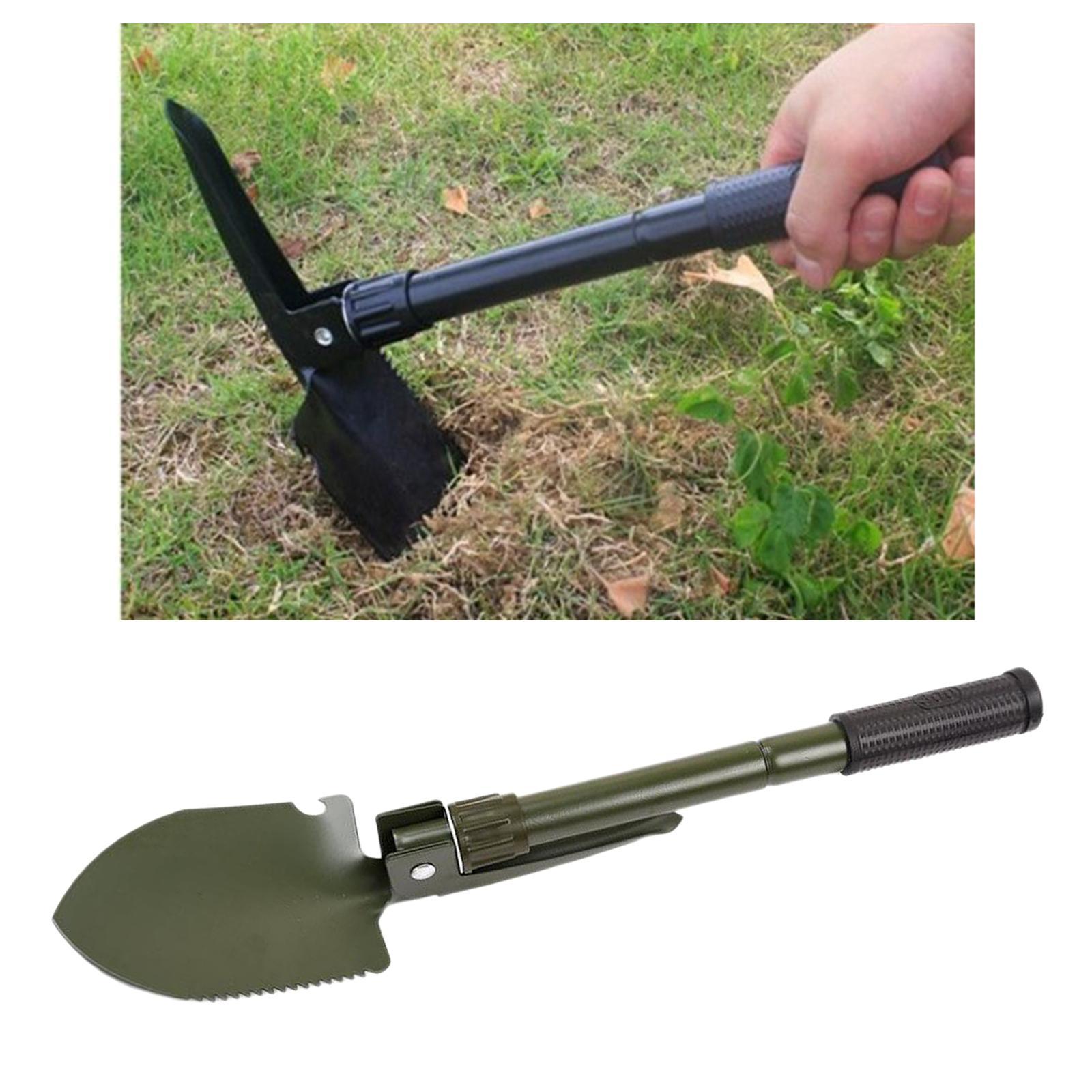 Protable Folding Shovel Survival Spade Garden Camping Fishing