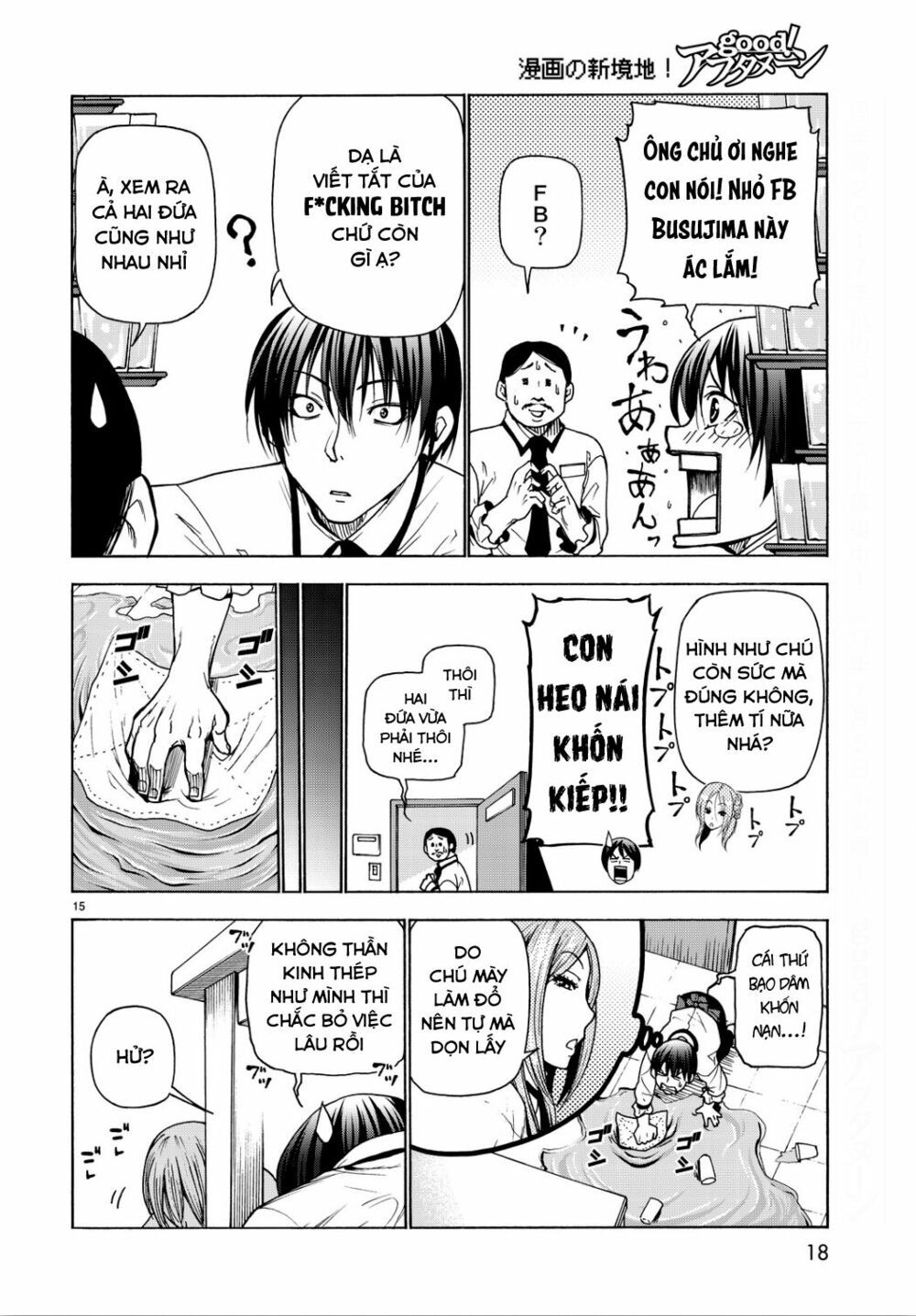 cô gái thích lặn - grand blue chapter 34 14