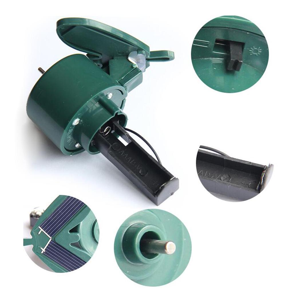2X Chạy Bằng Năng Lượng Mặt Trời Trang Trí Sân Vườn Nhảy Múa Nhấp Nháy Chim Cọc Thực Tế Chim Hoa Trang Trí Th