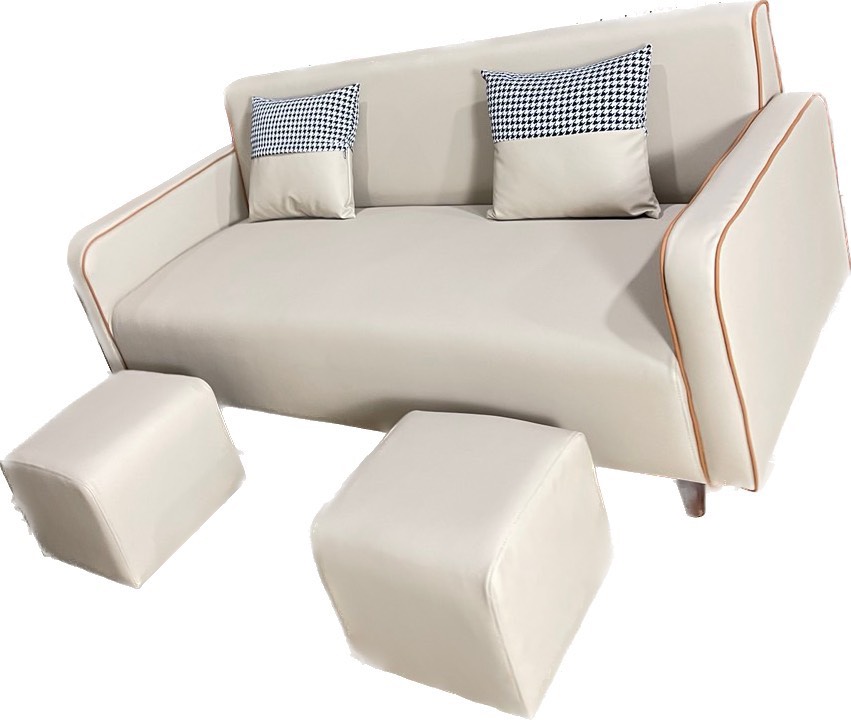 Sofa băng Juno Sofa Tặng kèm 2 gối và 2 đôn vuông