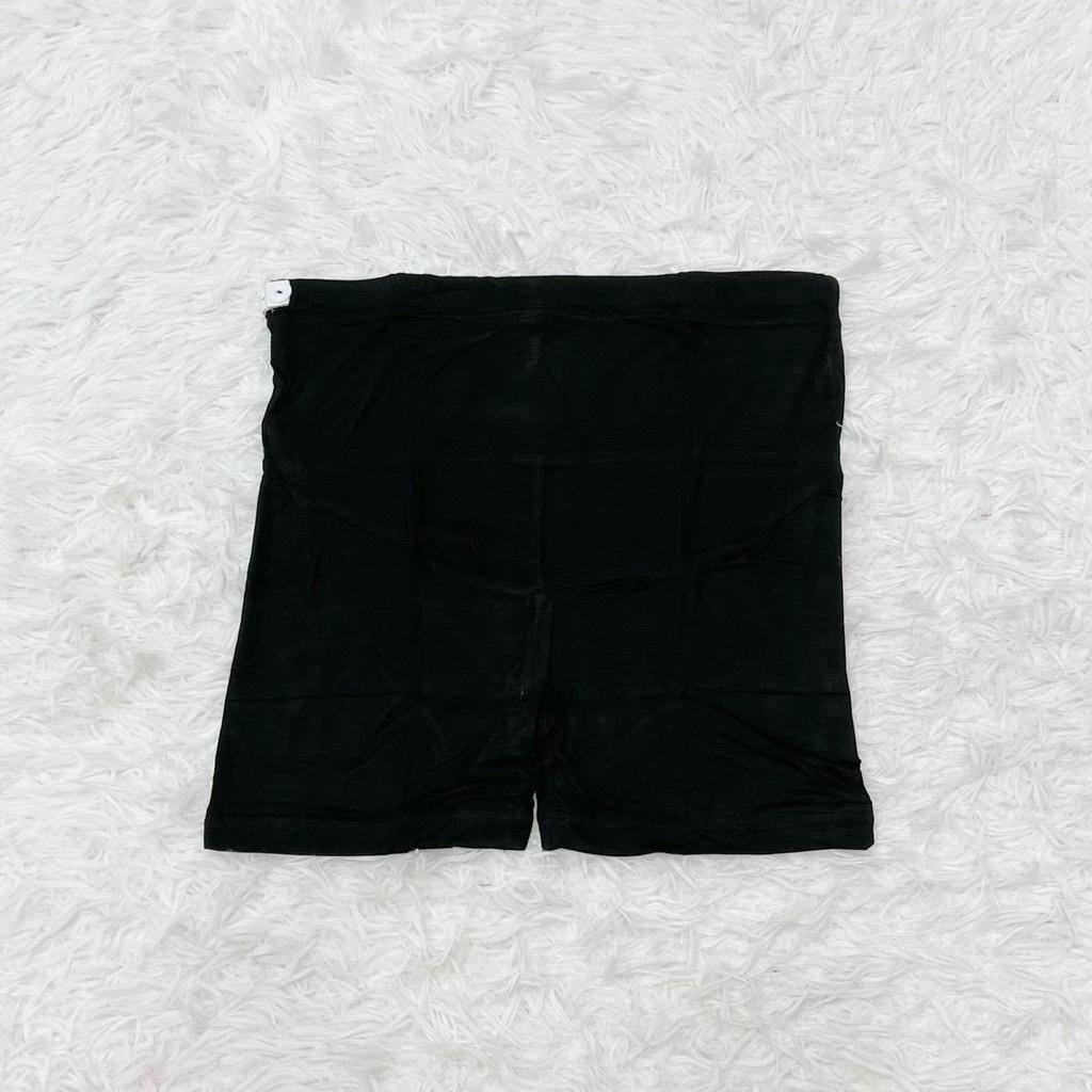 Quầu bầu mặc váy trơn đệm bụng Cotton dành cho mẹ bầu - Da