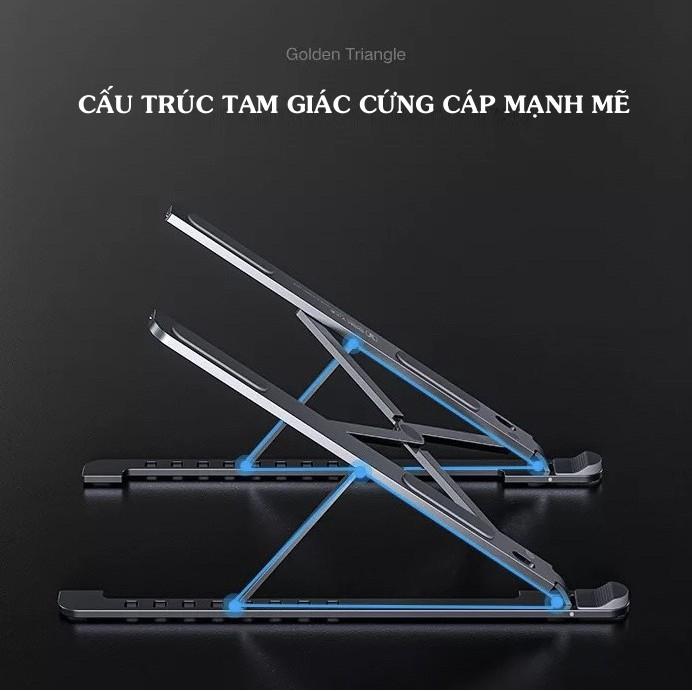 Giá đỡ dành cho LAPTOP, MACBOOK, IPAD bằng nhôm có thể điều chỉnh được độ cao