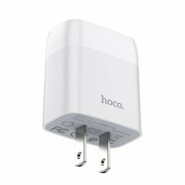  Cốc sạc nhanh 1 cổng USB 2.1A Hoco C72- HÀNG CHÍNH HÃNG