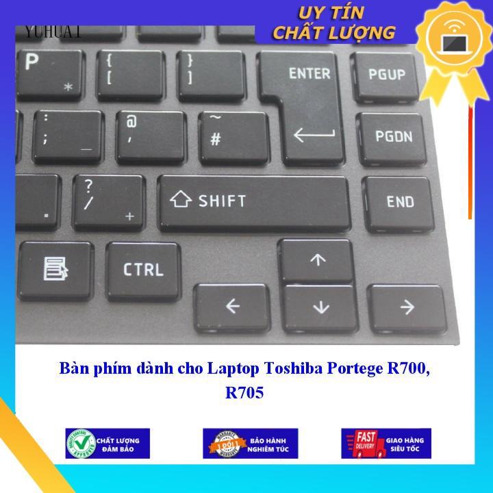 Bàn phím dùng cho Laptop Toshiba Portege R700 R705 - Hàng Nhập Khẩu New Seal