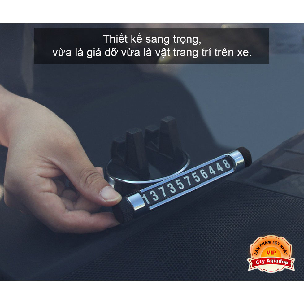 Bảng Số + Giá đỡ đt xe hơi oto xoay 360 loại xịn AGD
