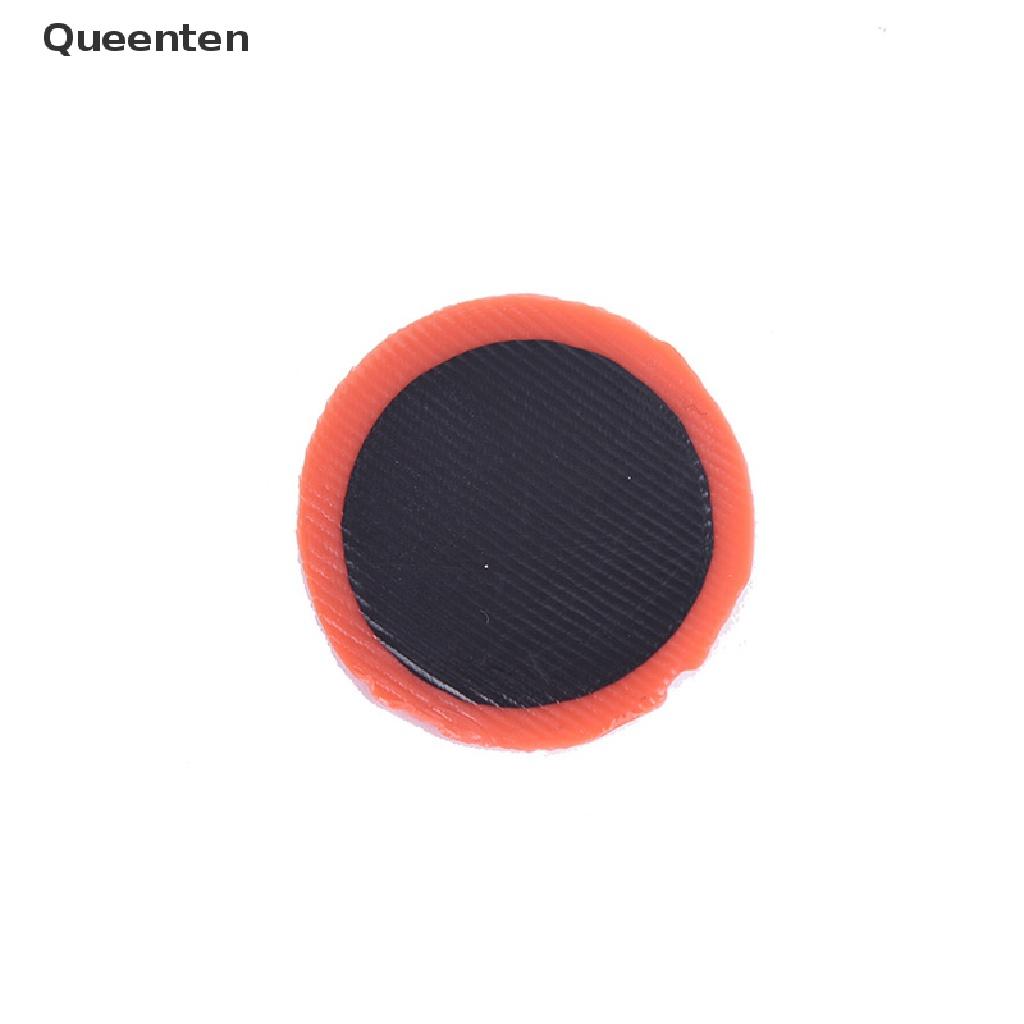 Queenten 48Pcs 30mm Round Bicycle Tyre Puncture Patch Tyre Inner Tube Prick Repair Pad QT