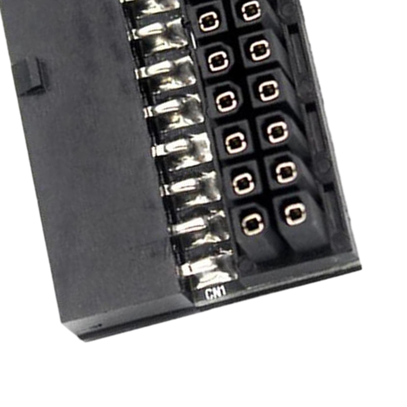 24Pin Female to 24Pin Male Port Plug and Play for Desktops PC Supply