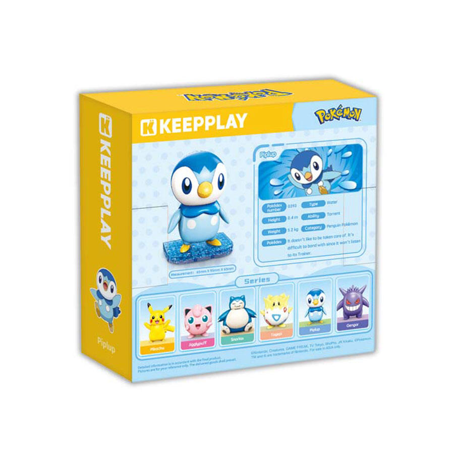 Đồ Chơi Lắp Ráp KEEPPLEY Pokémon - Kuppy-Piplup K20232 Building Block - Herbie Toys