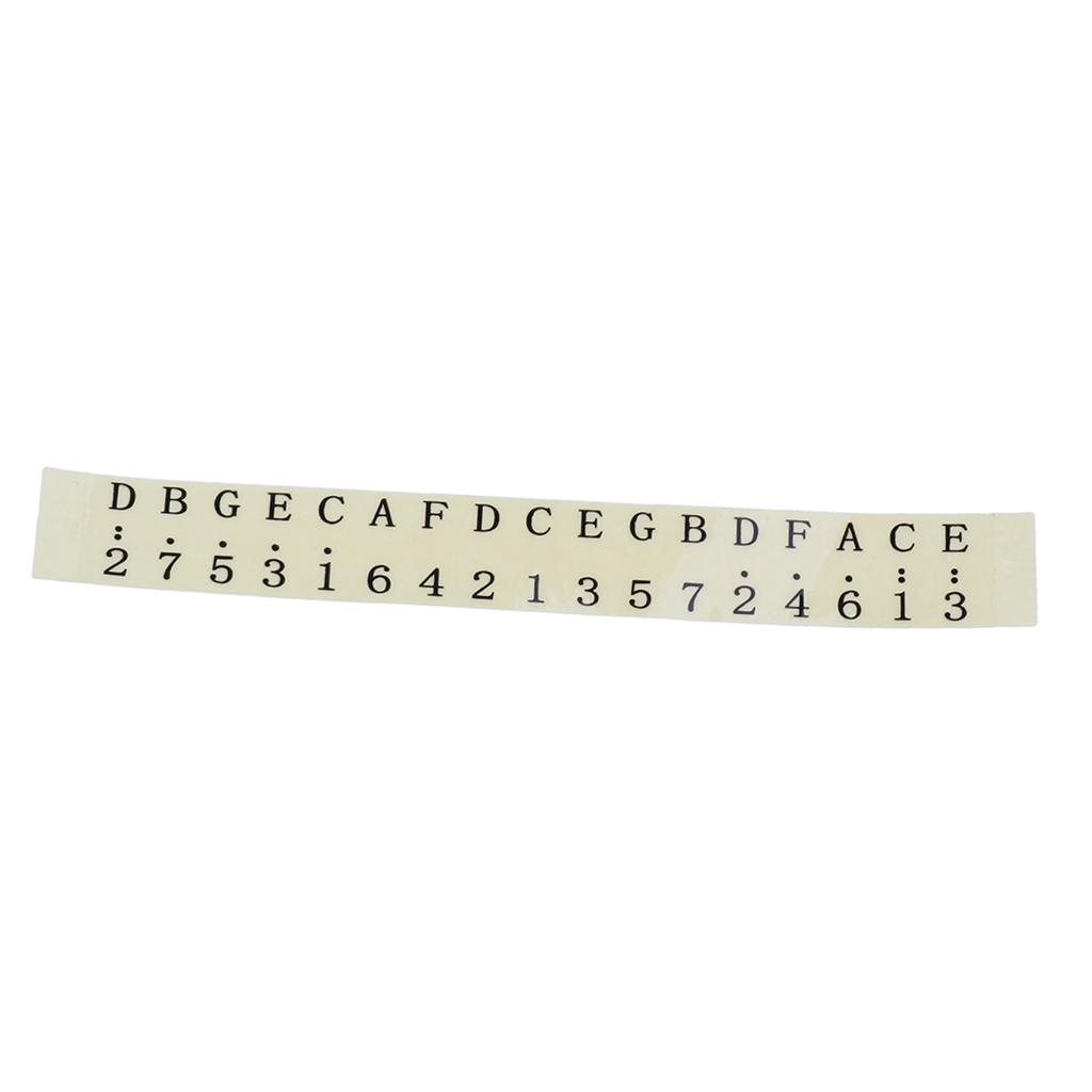 Kalimba Steel Key  Note Sticker For Beginner Learner Musical Gifts 3pcs