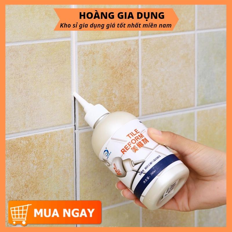 (Sỉ 32k) Sơn Kẻ Chỉ Gạch Màu Trắng TILE REFORM Chai 280ml Tiện Dụng H217