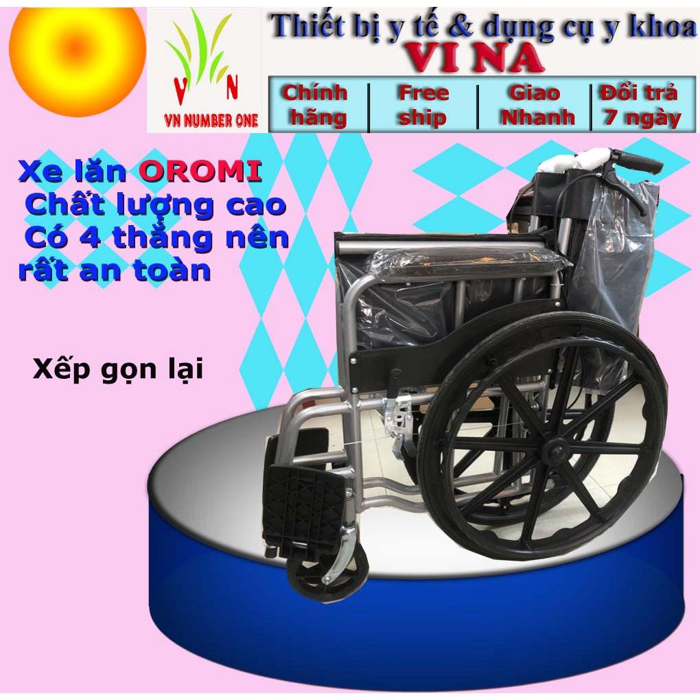 Xe Lăn Tay , Cho Người Già, Người Bệnh Gặp Khó Khăn Trong Việc Đi Lại GSR02 Hiệu OROMI