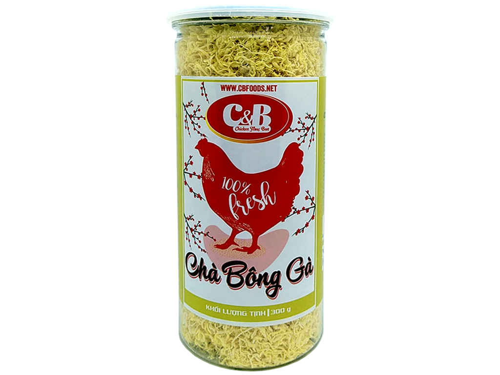 Chà Bông Gà C&amp;B Hộp 300 Gram