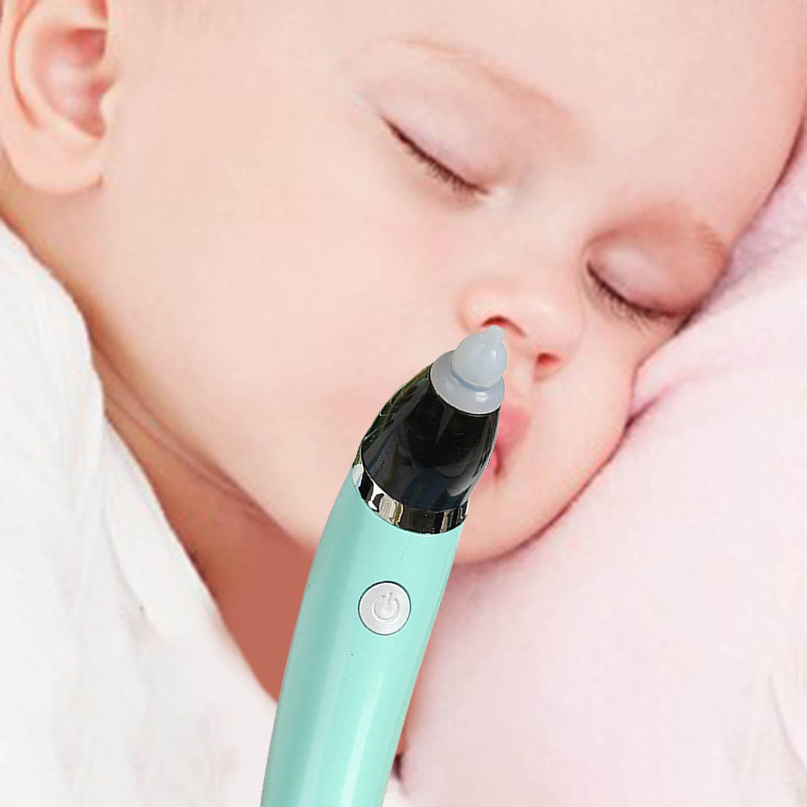 Baby Nasal Aspirator Safety with Replacement Suction Nozzles Suction for Mucus Babies Toddlers