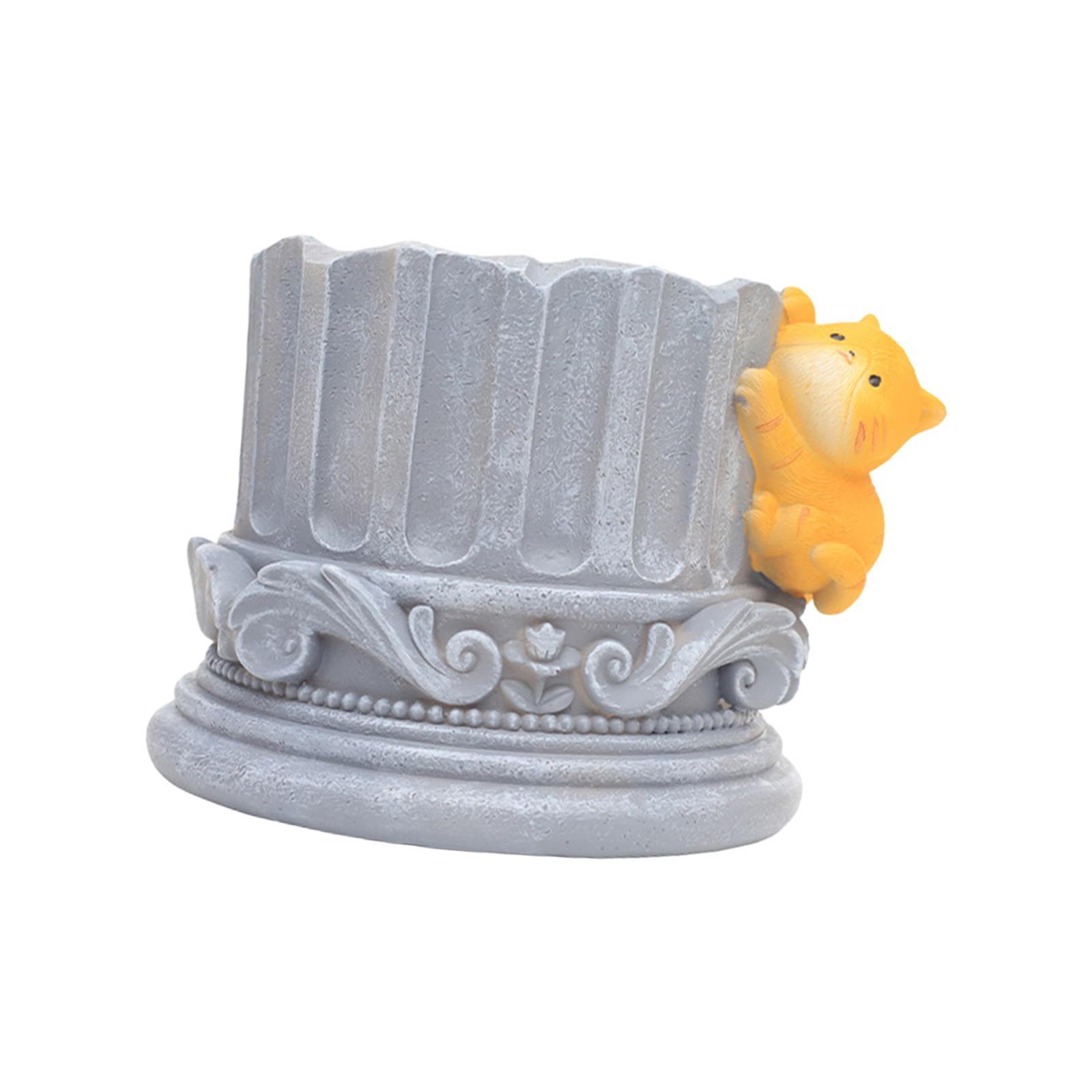 Cactus Planter Decorative Garden Container Desktop Ornament Flower Plant Pot