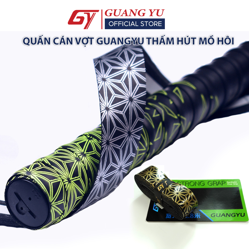 Quấn Cán Vợt Cầu Lông GUANG YU Thoáng Khí Chống Trơn Phiên Bản Cao Cấp - QC02