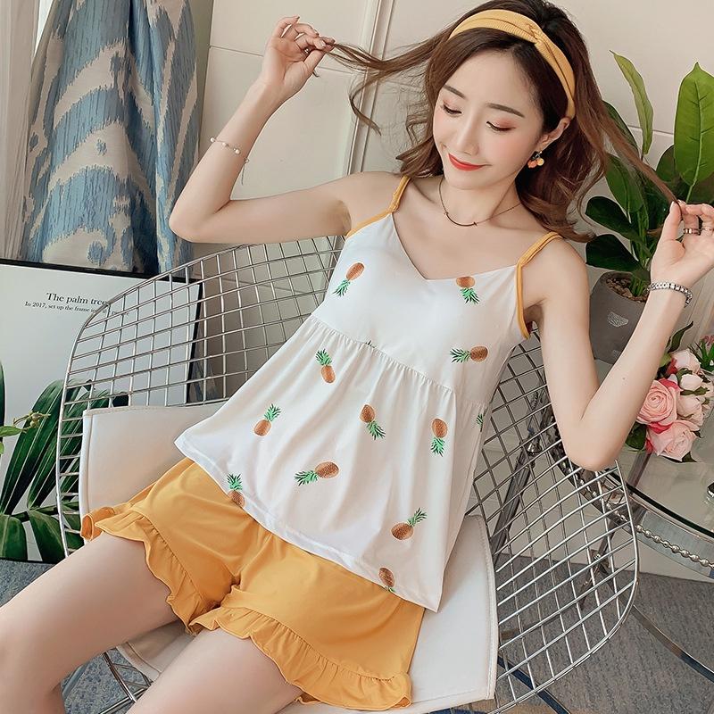 Đồ bộ nữ 2 dây mặc nhà thời trang mới nhất - Chất liệu Cotton cao cấp - ( Bộ 2 dây - mã BC-07