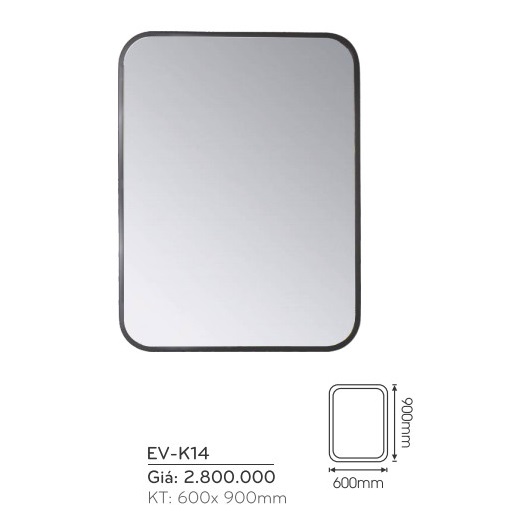 Gương soi phòng tắm cao cấp EVEREST EV-K14