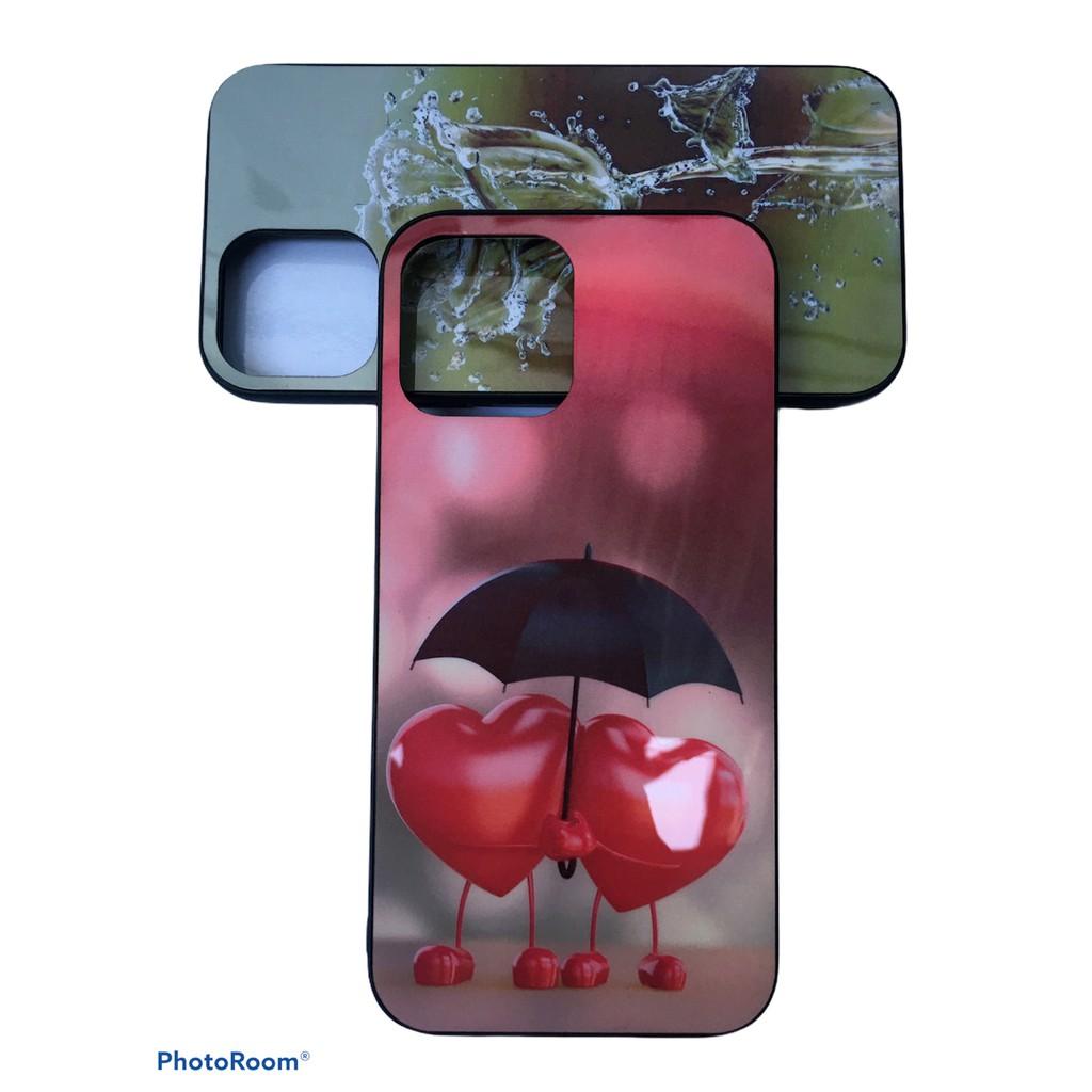 Ốp điện thoại mặt kính cường lực dành cho iphone 12 / 12 pro / 12pro max
