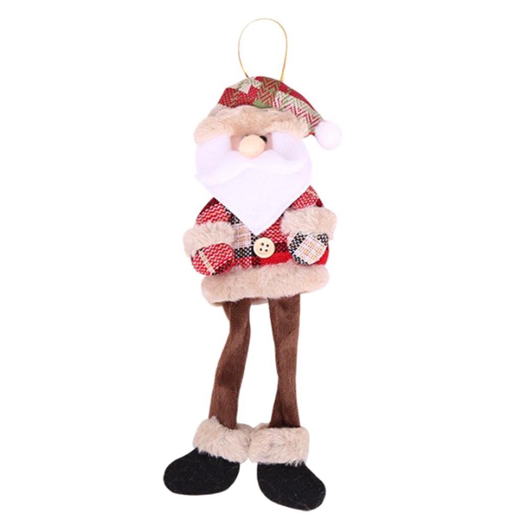 Christmas Holiday Decoration Long Leg Plush Doll Christmas Ornaments