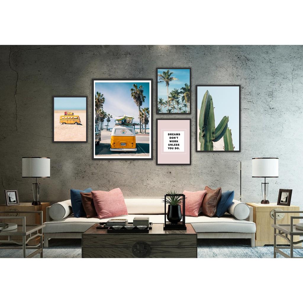 Bộ 6 Bức Tranh Treo Tường Canvas Hà Nội Xưa