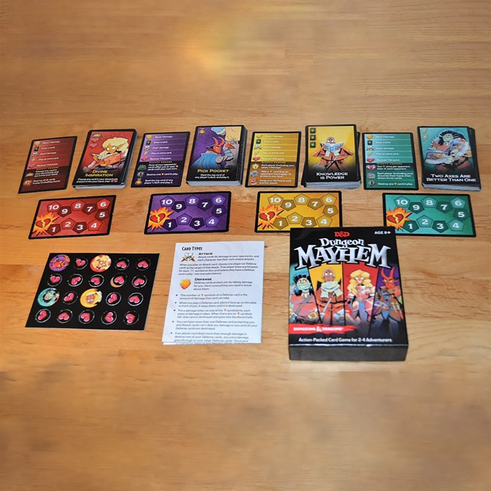 Bộ Thẻ Bài Board Game DnD Dungeon Mayhem Vui Nhộn