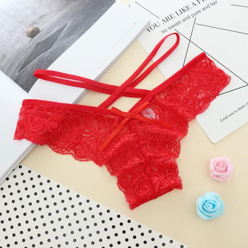 Quần lót ren nữ phối dây gợi cảm - chất liệu ren mềm mịn - Quần Lót Ren - Underwear - Mẫu Mới DNL018