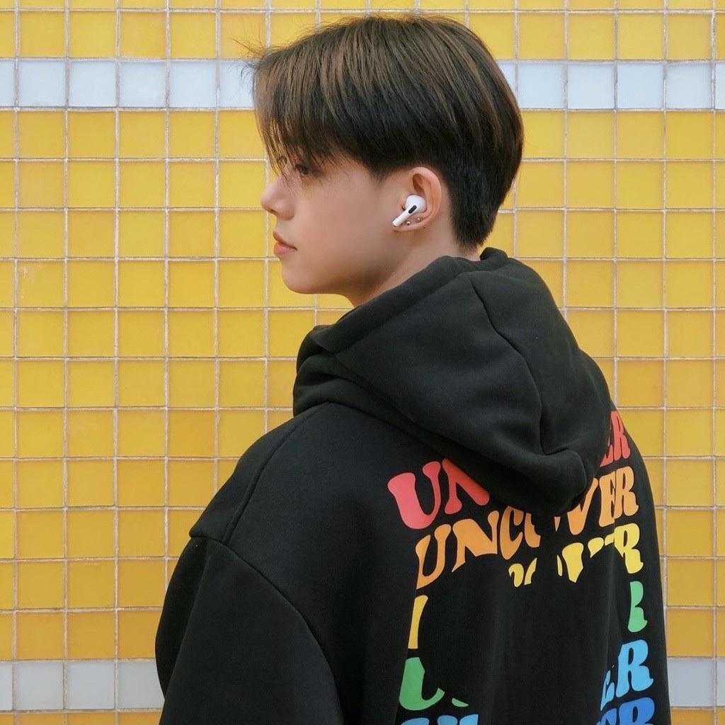 ÁO KHOÁC HOODIE NAM NỮ FORM RỘNG TAY PHỒNG VẢI NỈ MÀU ĐEN IN HÌNH, ÁO HOODIE UNISEX UNICON