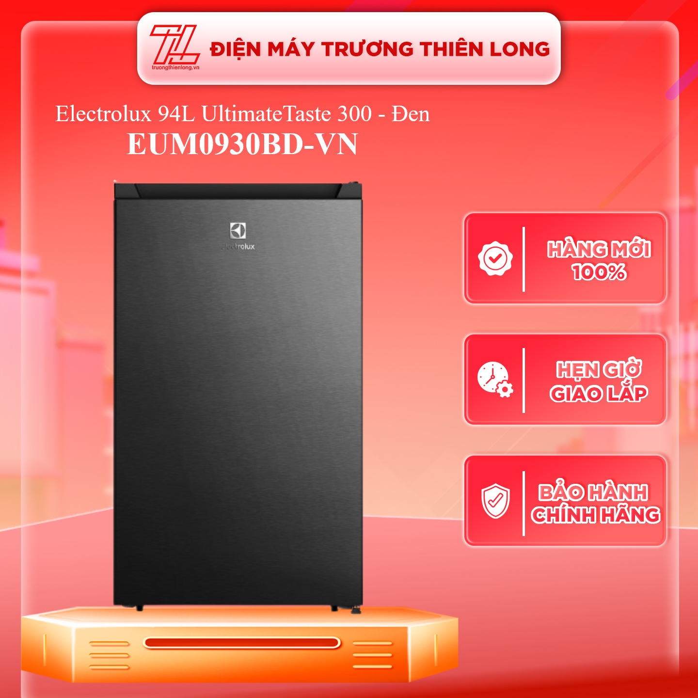 [HCM] Tủ Lạnh Electorlux EUM0930BD-VN / EUM0930AD-VN - Dung Tích 94L - Hàng Chính Hãng