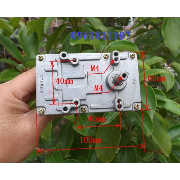 Motor giảm tốc 12V DS400 chế đồ