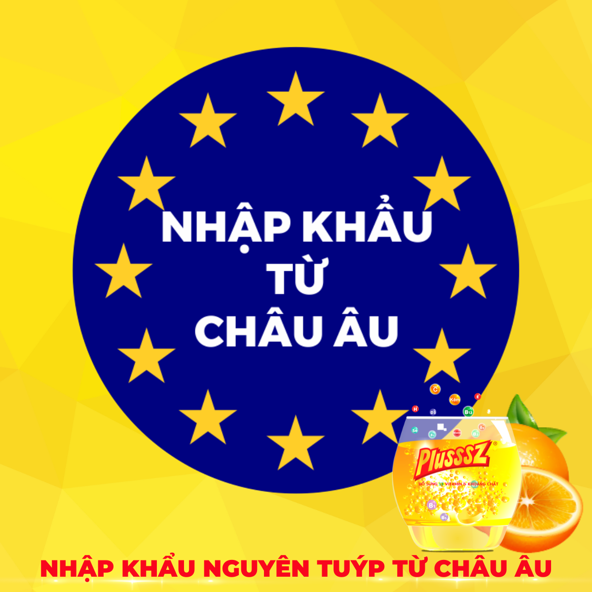 Viên sủi Plusssz Max Multivitamin hương vị Cam không đường bổ sung vitamin C và khoáng chất dạng hòa tan, dễ hấp thu hỗ trợ tăng cường đề kháng, vững vàng sức khỏe .