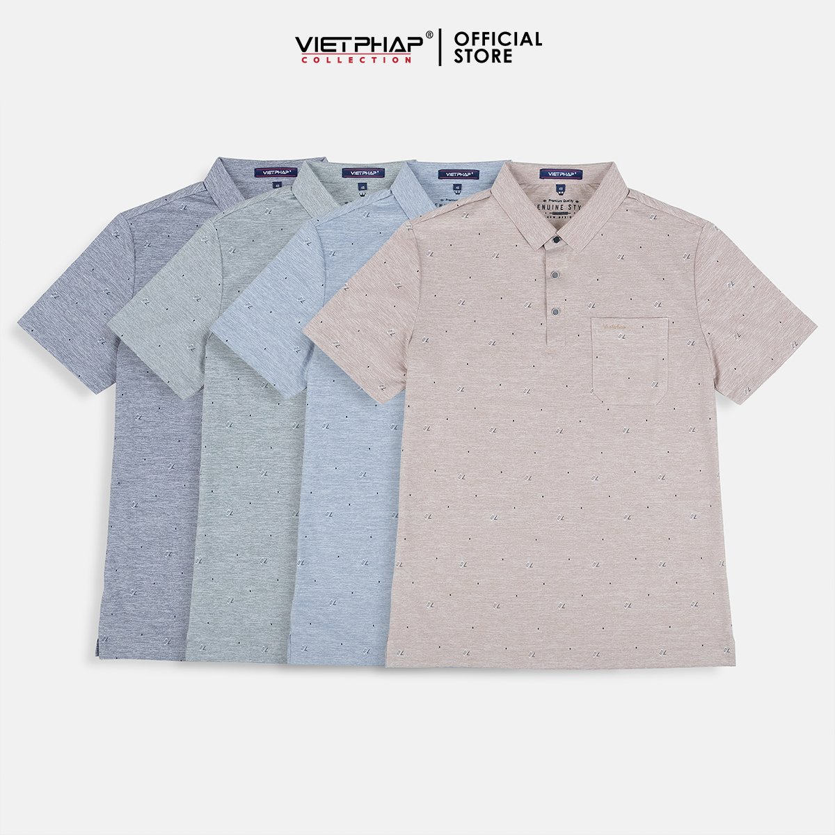 Áo Polo Nam VIỆT PHÁP Form Luxury - Thun Lạnh Cao Cấp, lịch lãm, sang trọng 35913