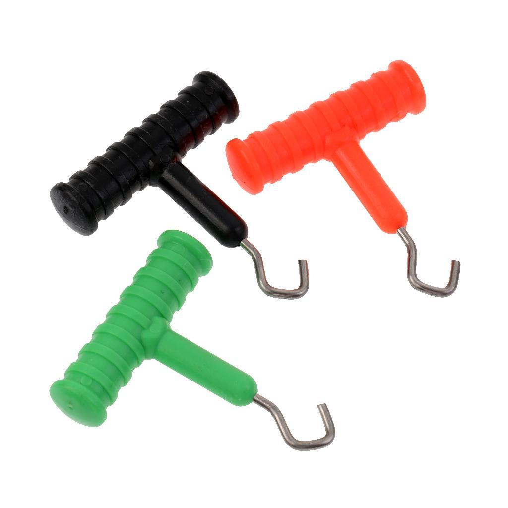 6Pcs Knot Rig Puller Knot Tester Tightener Hair Rig Tool Carp Fishing Terminal Tackle for Hair Rig