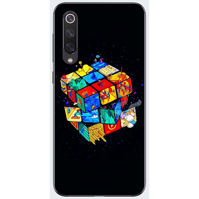Ốp lưng dành cho Xiaomi Mi 9 SE mẫu Rubik