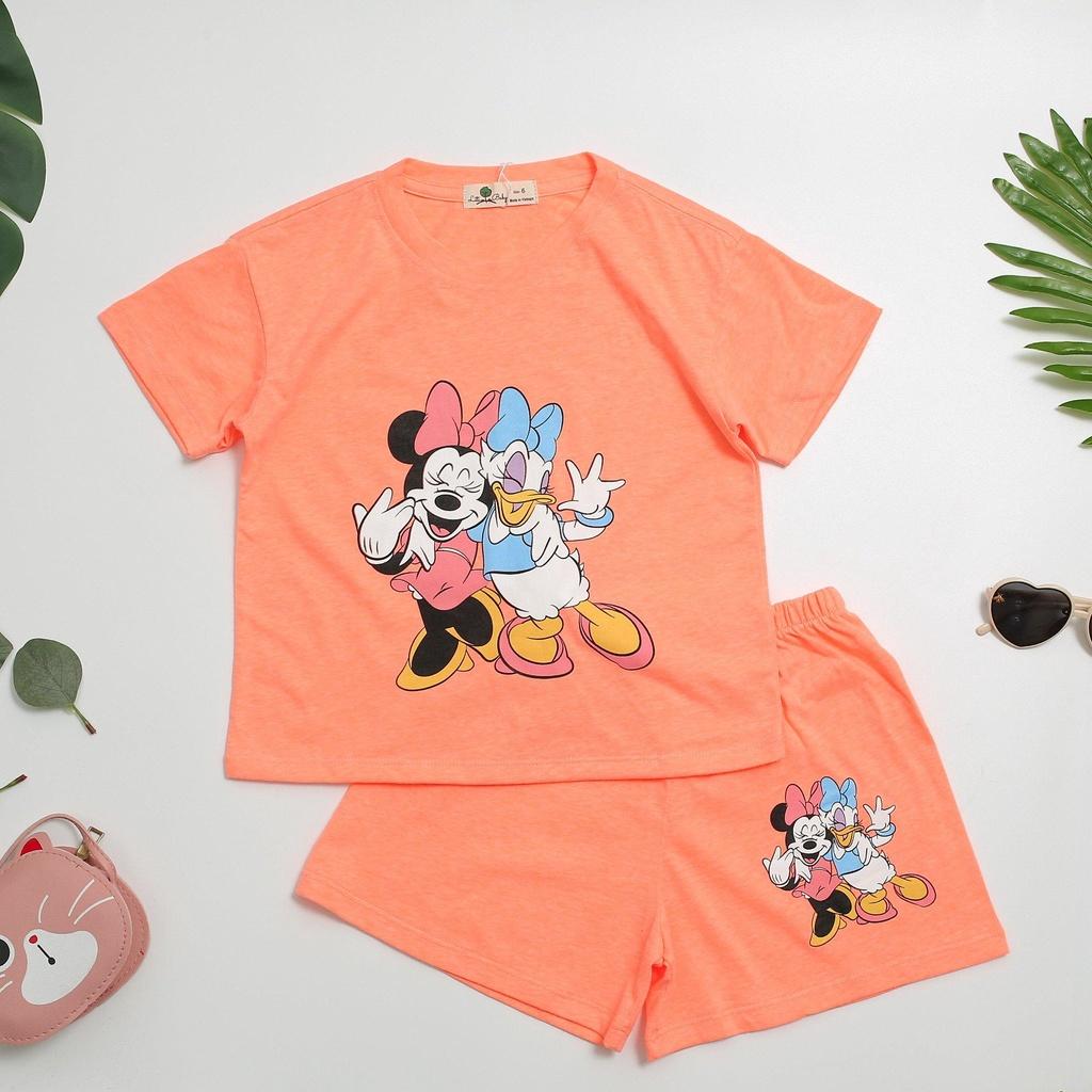 : Bộ Bé Gái In Hình Elsa, Peppa BBG2303 Thương Hiệu Litibaby Size 6-10, Danh Cho Bạn Từ 21-30kg