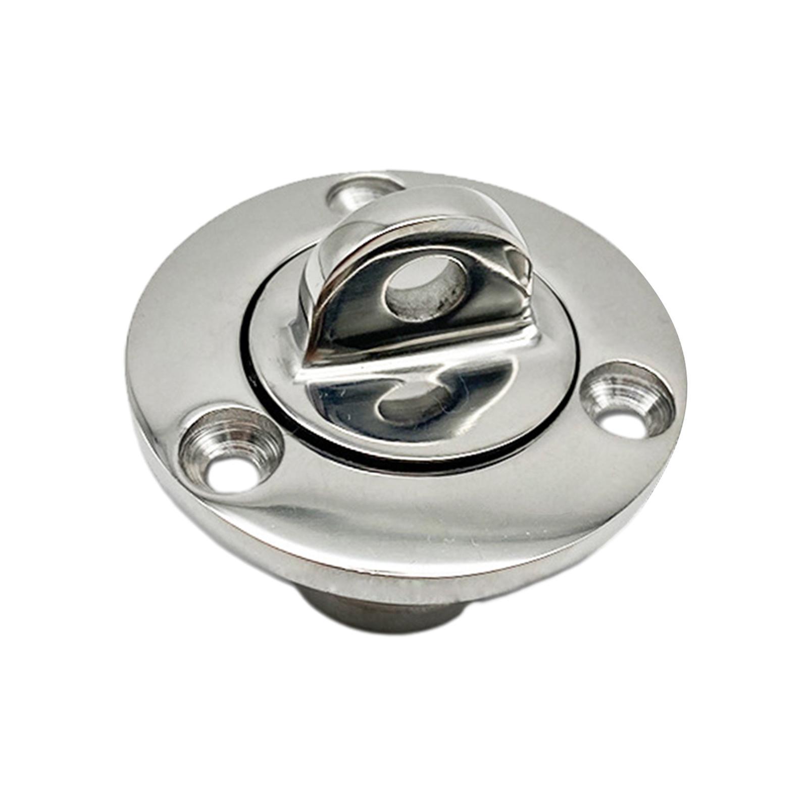 Boat Drain Plug with Screws Round Universal Threaded Boat Transom Drain Plug