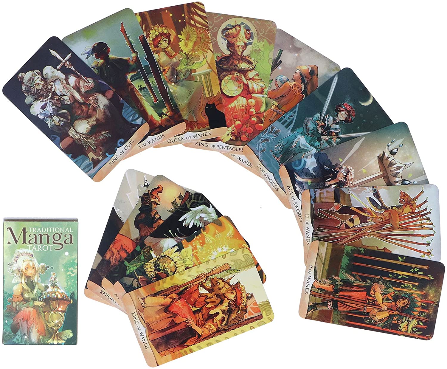 {Kèm quà tặng} Bộ bài tarot Traditional Manga Tarot bài bói