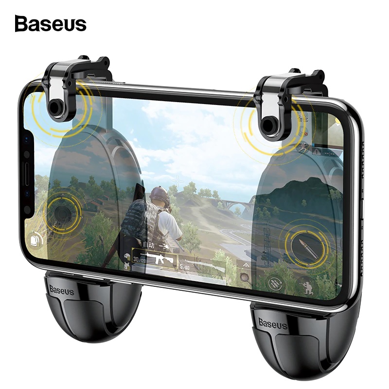 Bộ gamepad nút hỗ trợ chơi game PUBG Baseus Holder cho điện thoại máy tính bảng (Màu ngẫu nhiên) - Hàng chính hãng