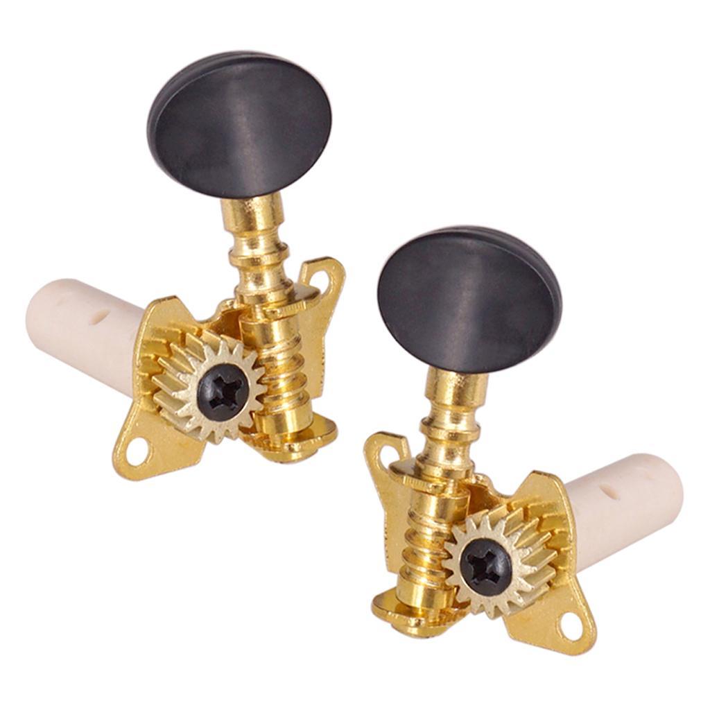 3R3L Machine Heads String Tuning Pegs Tuner Oval Button for Classical Guitar Parts