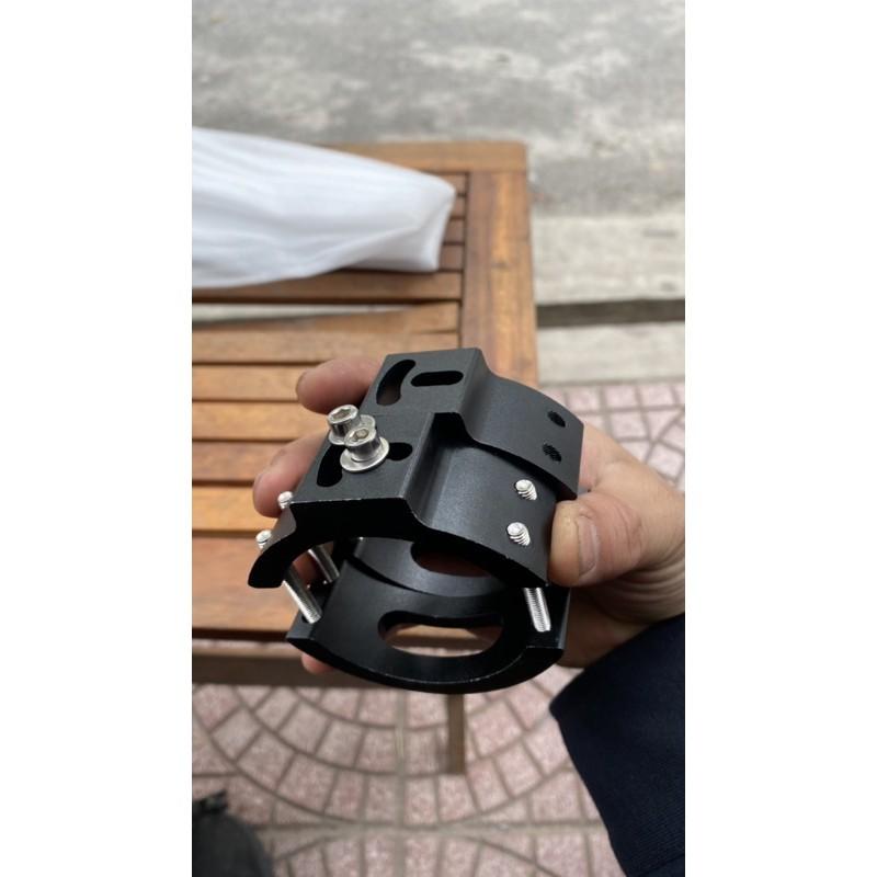 Pad bắt đèn trợ sáng Nhôm cnc bắt thẳng vào chống đổ. không độ chế và khoan cắt