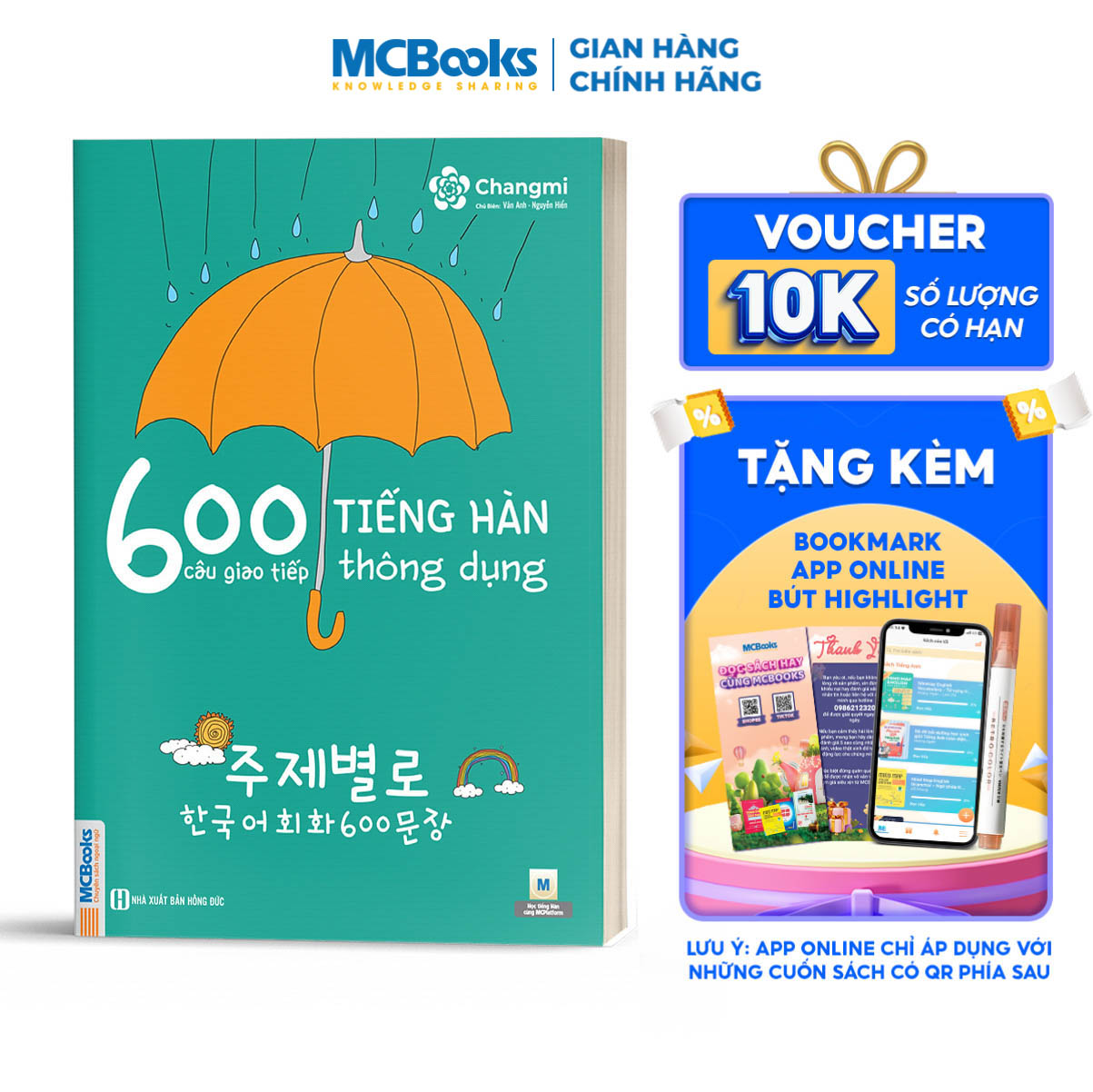 Sách 600 Câu Giao Tiếp Tiếng Hàn Thông Dụng