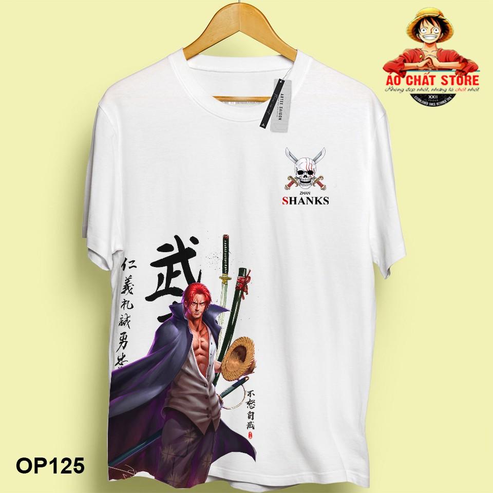 Áo SHANKS TÓC ĐỎ Siêu Độc - Áo One Piece Tứ Hoàng Shank Đẹp OP125