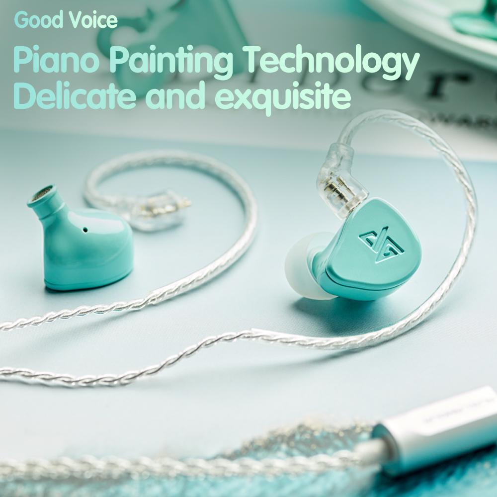 Tai nghe in-ear HiFi Âm thanh nổi 2pin 0.78mm cáp có thể tháo rời AUGLAMOUR F300