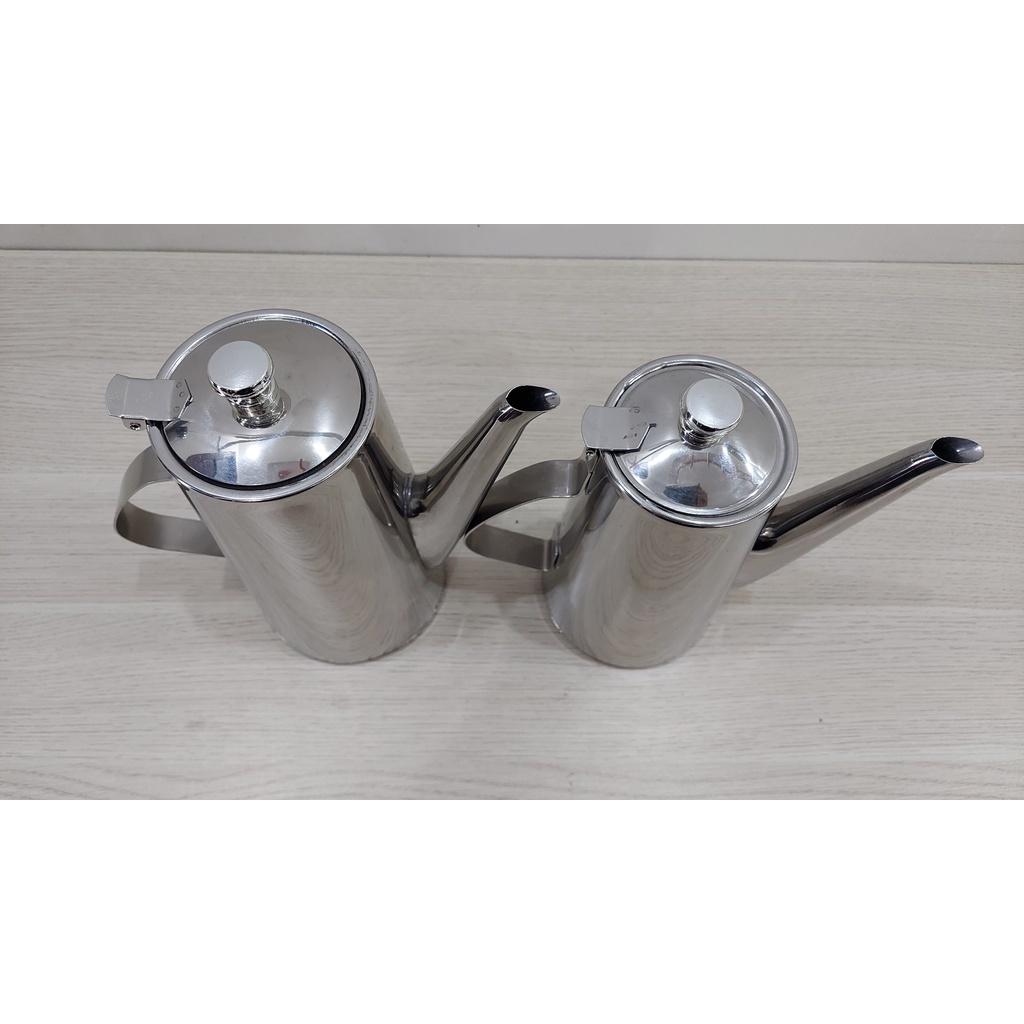 Bình inox,ấm inox 304 có vòi rót, đựng trà cafe
