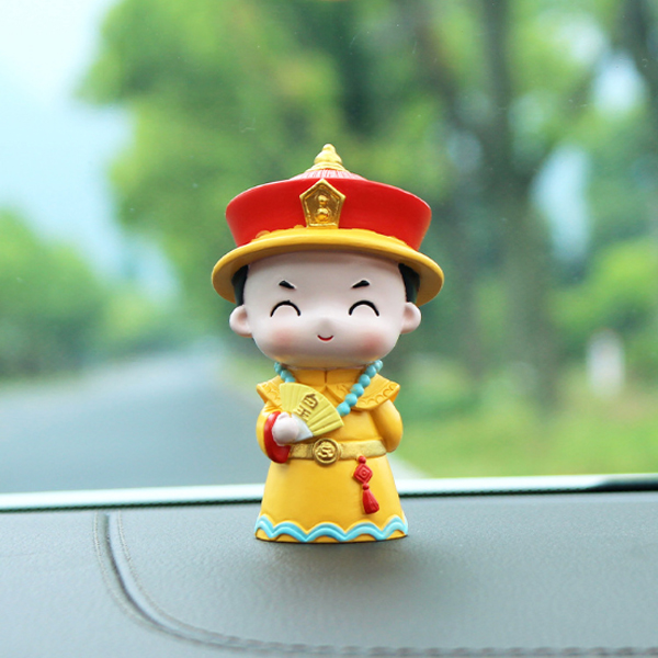 Bộ 02 tượng Vua - Hậu chibi