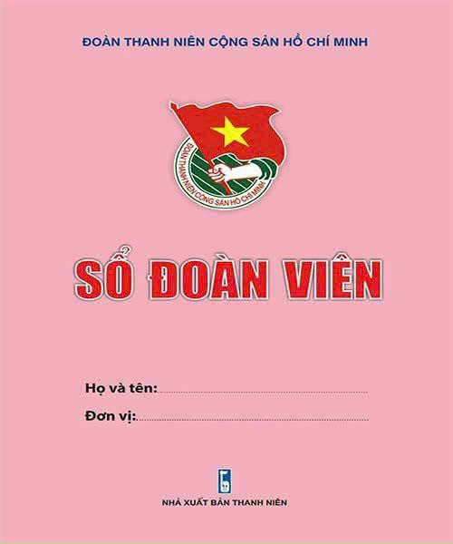 Sổ Đoàn Viên - Bìa hồng