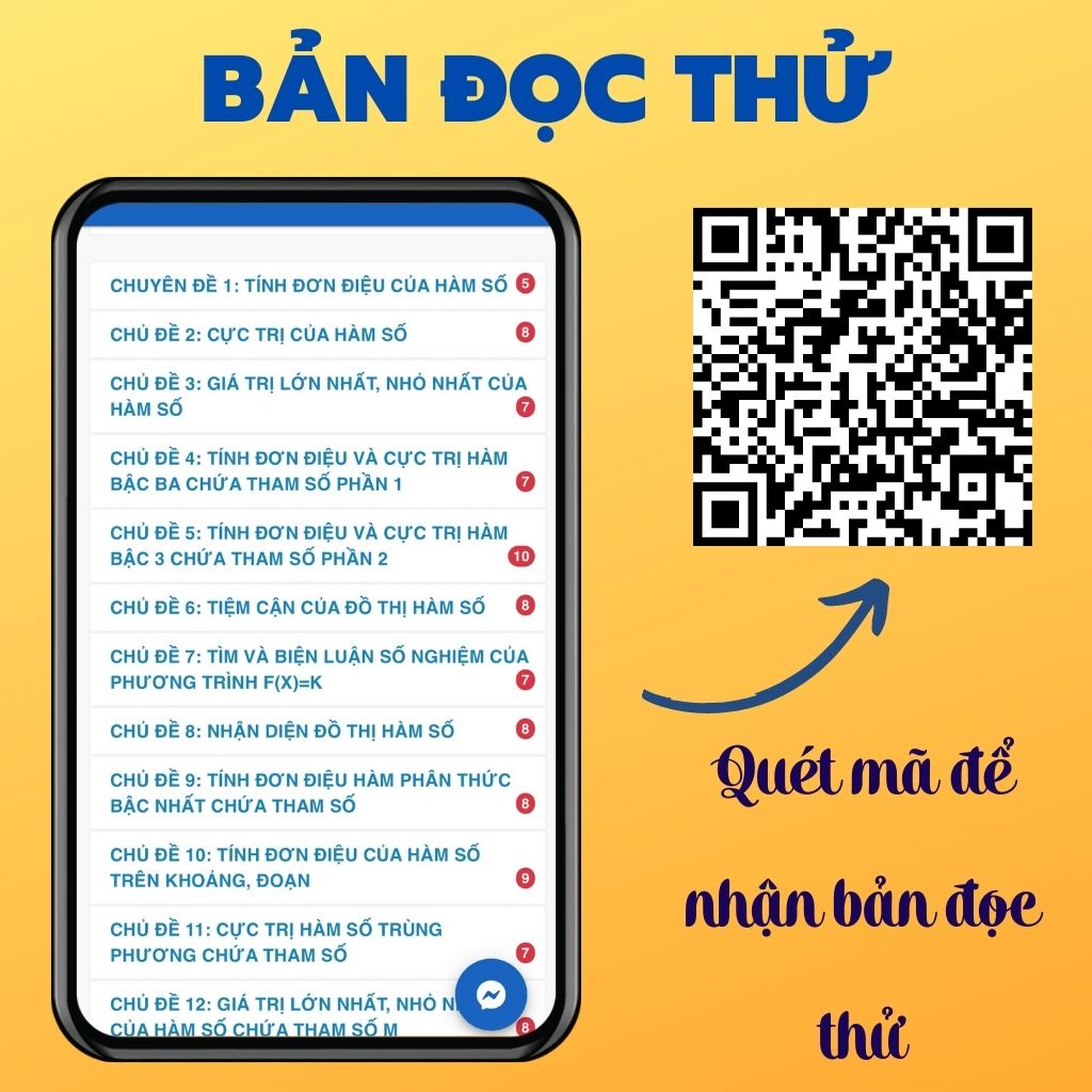 Sách ID ôn thi THPT QG 2021 môn Toán Tuyển chọn 3000 bài tập Khảo sát hàm số và ứng dụng